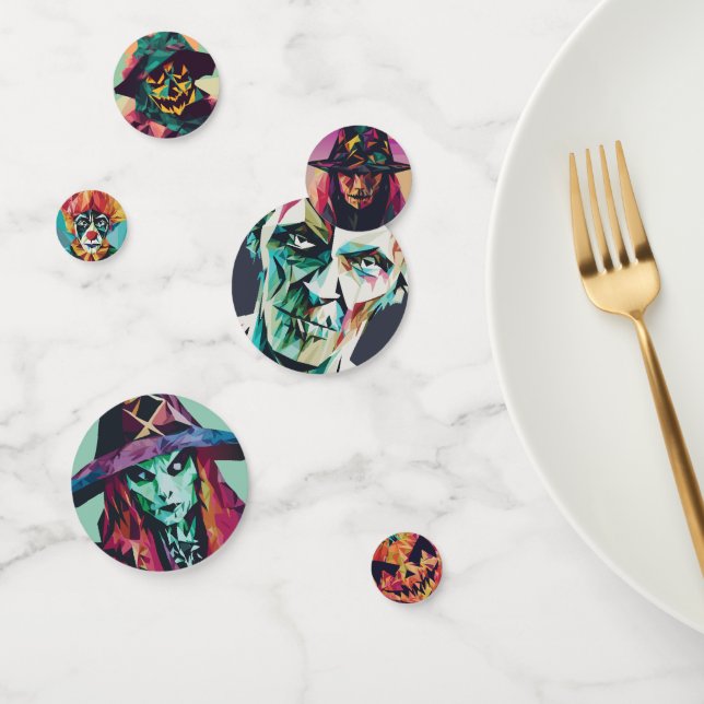 Scary Halloween Creatures Confetti (Group)