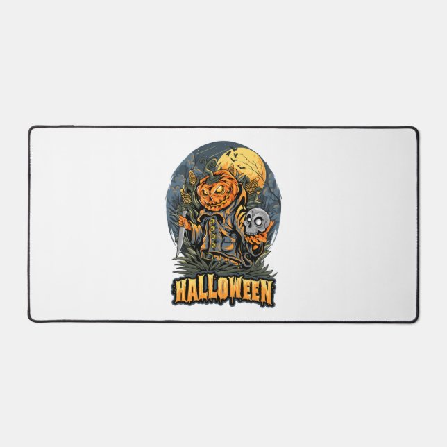 Scary Halloween  Desk Mat (Front)