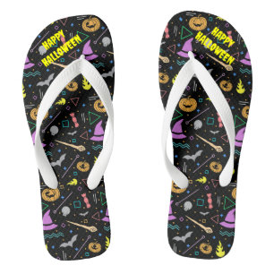 Scary Halloween Flip Flops