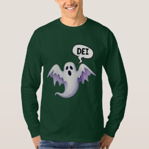 Scary Halloween ghost DEI  T-Shirt