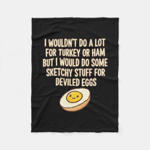 Scary Halloween Horror Slayboy Hockey Mask Parody Fleece Blanket