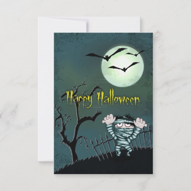 Scary Halloween Invitation (Front)