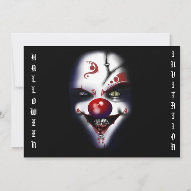 scary halloween invitation (Front)