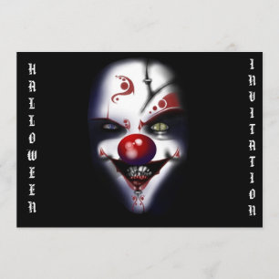 scary halloween invitation