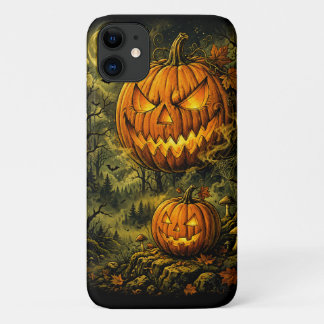 Scary Halloween Jack O'Lantern iPhone 11 Case