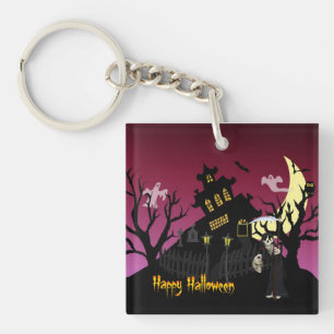 Scary Halloween Keychain