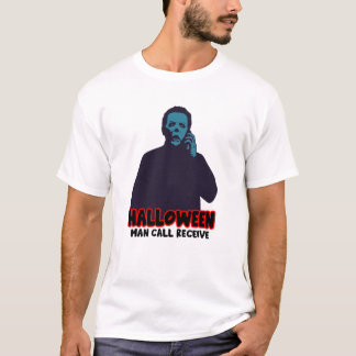 Scary Halloween Killer on Call | Spooky Horror Des T-Shirt
