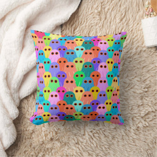 Scary Halloween Night Audition Throw Pillow