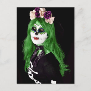 Scary Halloween Night Postcard