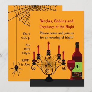 Scary Halloween Party Invitation