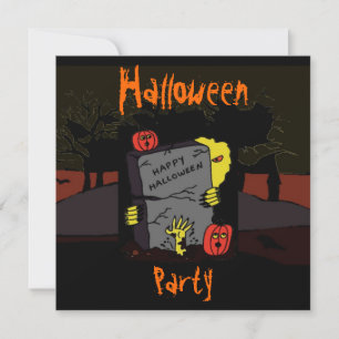 Scary Halloween Party Invitation