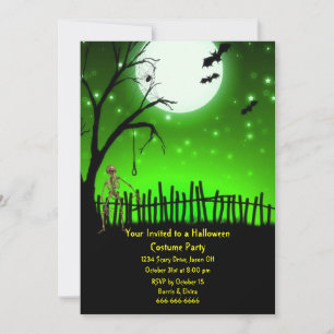 Scary Halloween Party Invitation