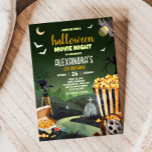 Scary Halloween Party Movie Night Birthday Party Invitation<br><div class="desc">Celebrate a fang-tastic birthday with our Halloween-themed invitations! Perfect for making your little one’s birthday extra magical and memorable. Download,  print,  and let the party begin! 🎈🎂👻

14SE B</div>