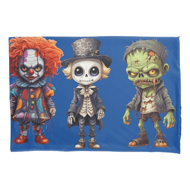 Scary Halloween Pillowcase (Front)