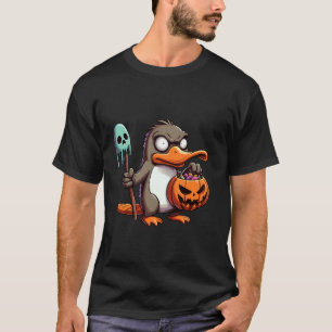 Scary Halloween Platypus Ghost Spooky Candy Bag 5 T-Shirt