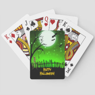 Scary Halloween Playing Cards