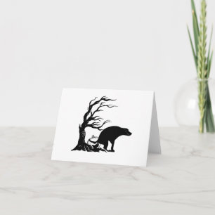 Scary Halloween Pooping Dog Card