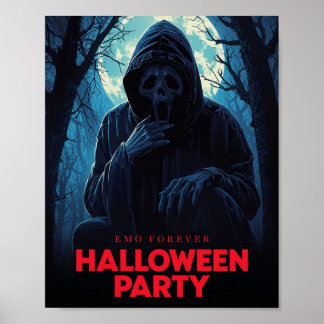 Scary Halloween Poster – Creepy Horror Wall Art