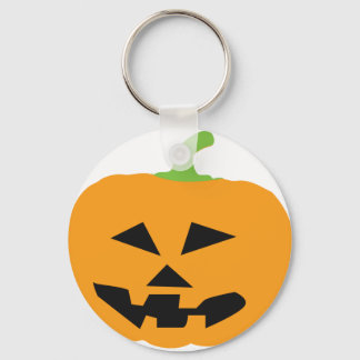 scary halloween pumpkin keychain