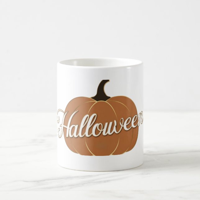 Scary Halloween Pumpkin Mug (Center)
