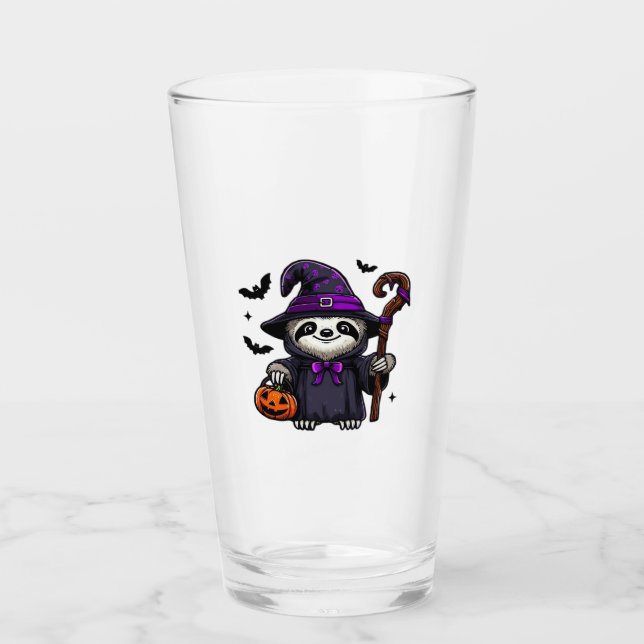 Scary Halloween Sloth Witch Hat Costume Spooky Sea Glass (Front)
