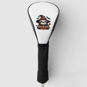 Scary Halloween Sloth Witch Hat Costume Spooky Sea Golf Head Cover