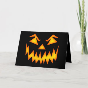 Scary Halloween Smile Card