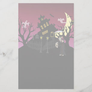 Scary Halloween Stationery