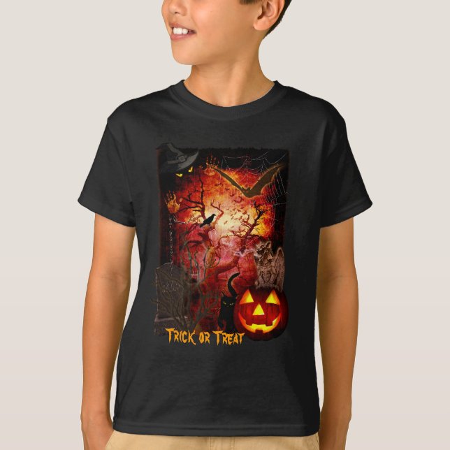 Scary Halloween T-Shirt (Front)