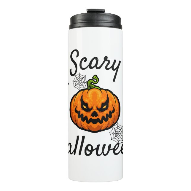 Scary Halloween         Thermal Tumbler (Front)