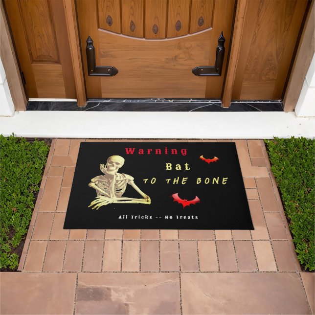 Scary Halloween - Trick or Treat (Opitional Sizes) Doormat (Outdoor)