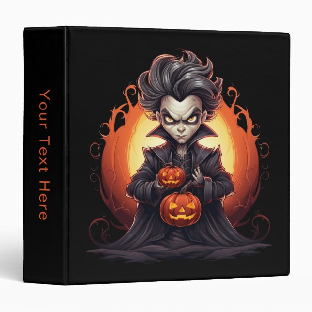 Scary Halloween Vampire Binder (Front/Spine)