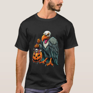 Scary Halloween Vulture Ghost Spooky Candy Bag 2 T-Shirt
