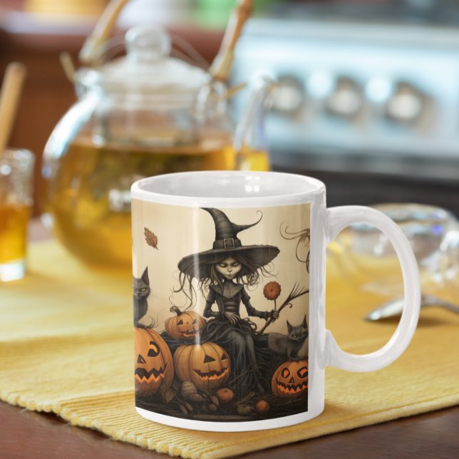 Scary Halloween Witch 34 Mug (Scary Halloween Characters version 34 Mug
)