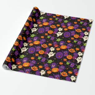 Scary Halloween Wrapping Paper