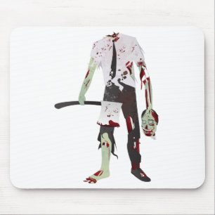 scary halloween zombie mouse pad
