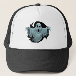 Scary Haunting Ghost Trucker Hat