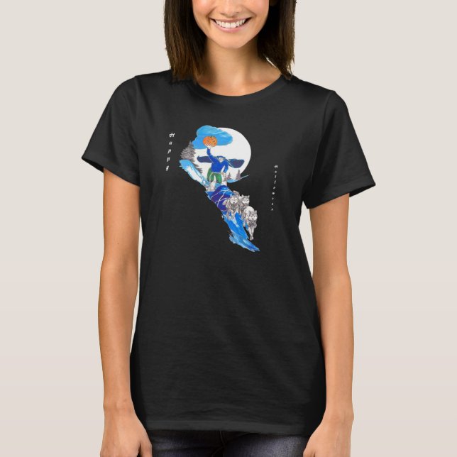 Scary Headless Dog Musher Halloween T-Shirt (Front)