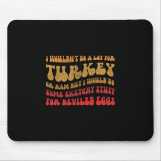 Scary Hockey Player Happy Hockeyween Ice Hockey Ha Mouse Pad
