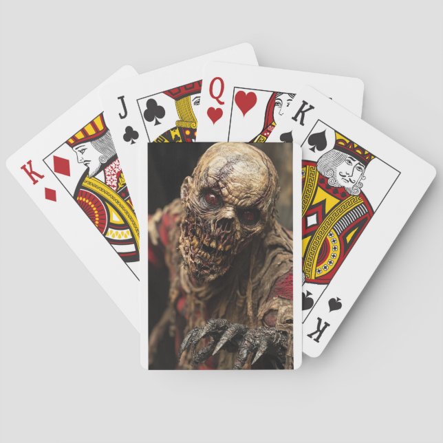 Scary Horror Skull Demon  Playing Cards (Back)