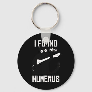 Scary I Found This Humerus Cat Black Humourous Med Keychain
