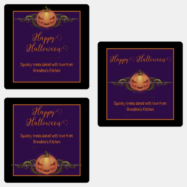 Scary Jack-o-Lantern Halloween | Black (Group)