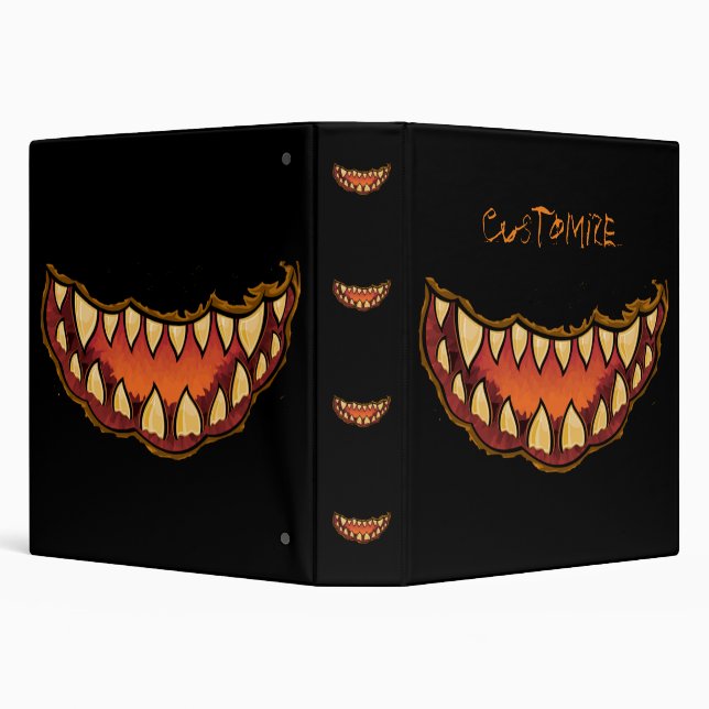 Scary Jack o'lantern Thunder_Cove Binder (Background)