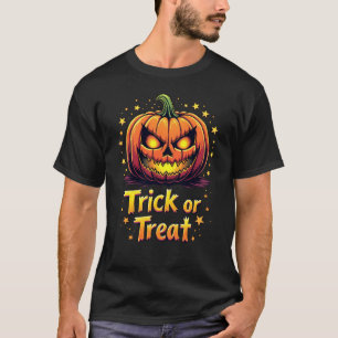 Scary Jack O'Lantern Trick ou T-shirt de traitemen