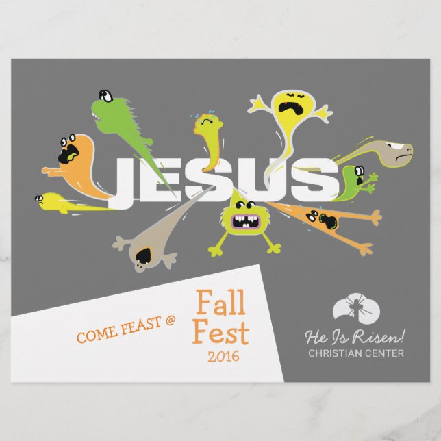 Scary Jesus Flyer (Front)