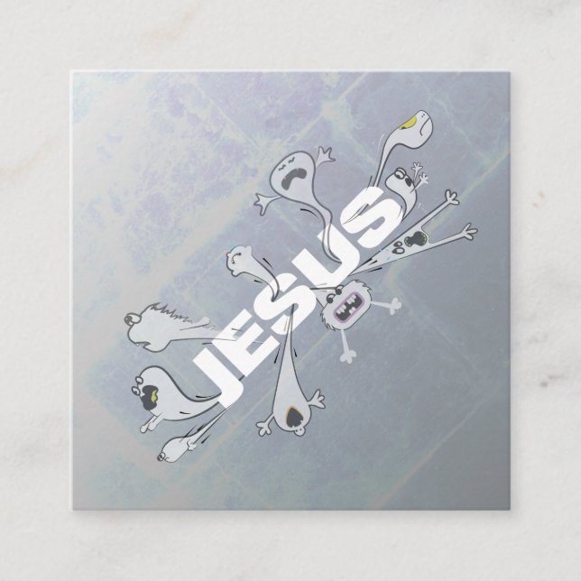 Scary Jesus Scripture Cards (Front)