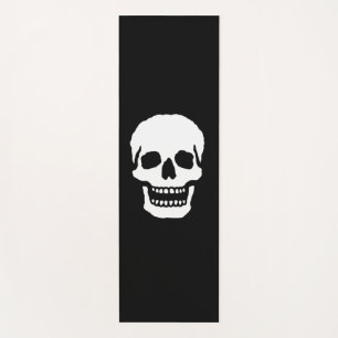 Scary Laughing Skull Yoga Mat