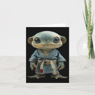 Scary Martial Arts Fighter Karate Boxer Comt Kung Card
