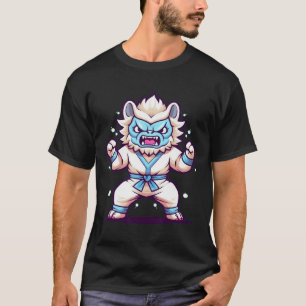 Scary Martial Arts Fighter Karate Boxer Comt Kung  T-Shirt