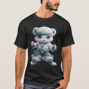Scary Martial Arts Fighter Karate Boxer Comt Kung T-Shirt